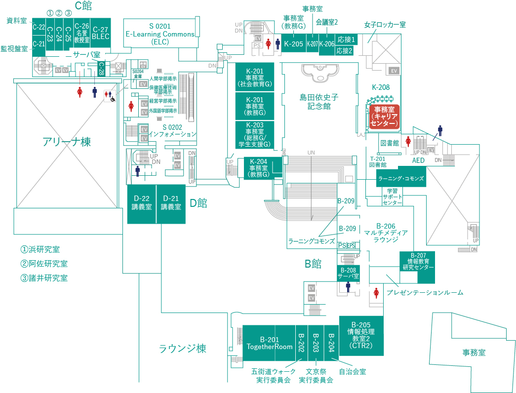 本郷キャンパス案内図