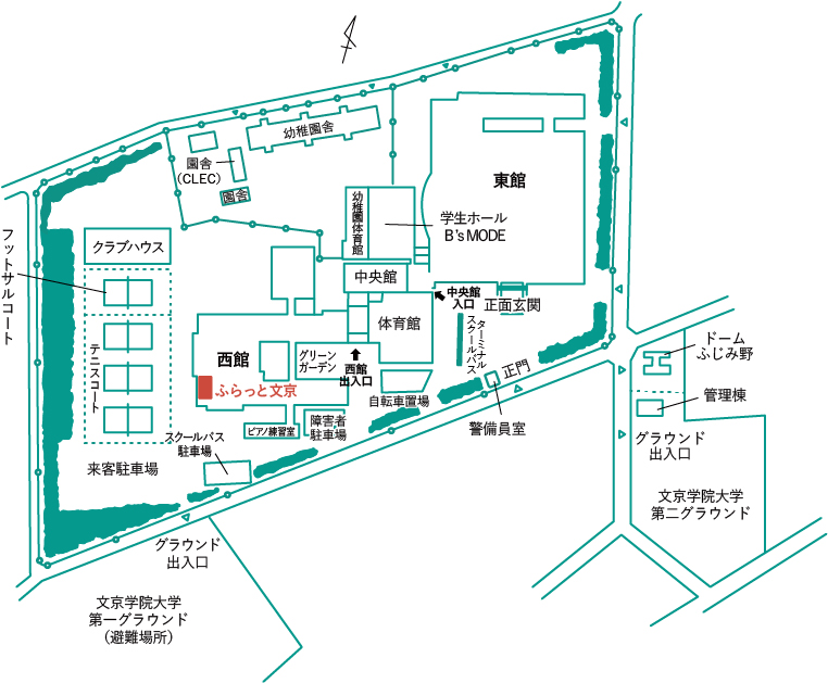 ふじみ野キャンパス案内図
