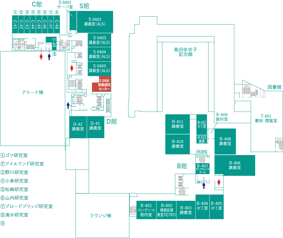 本郷キャンパス案内図