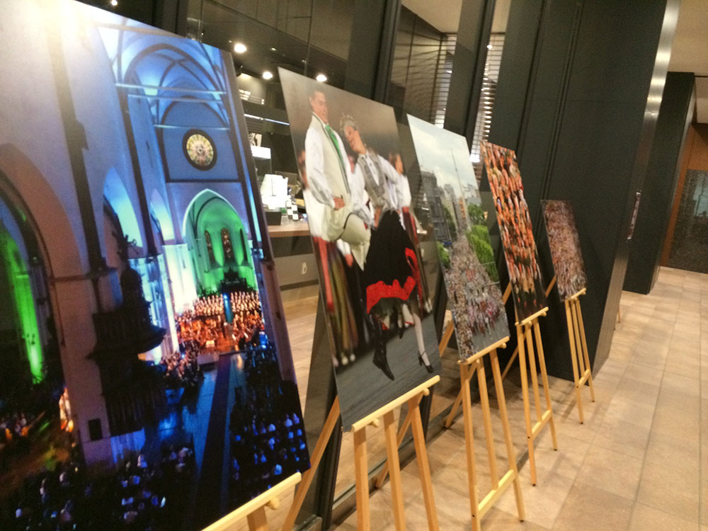 ラトビア共和国写真展の写真