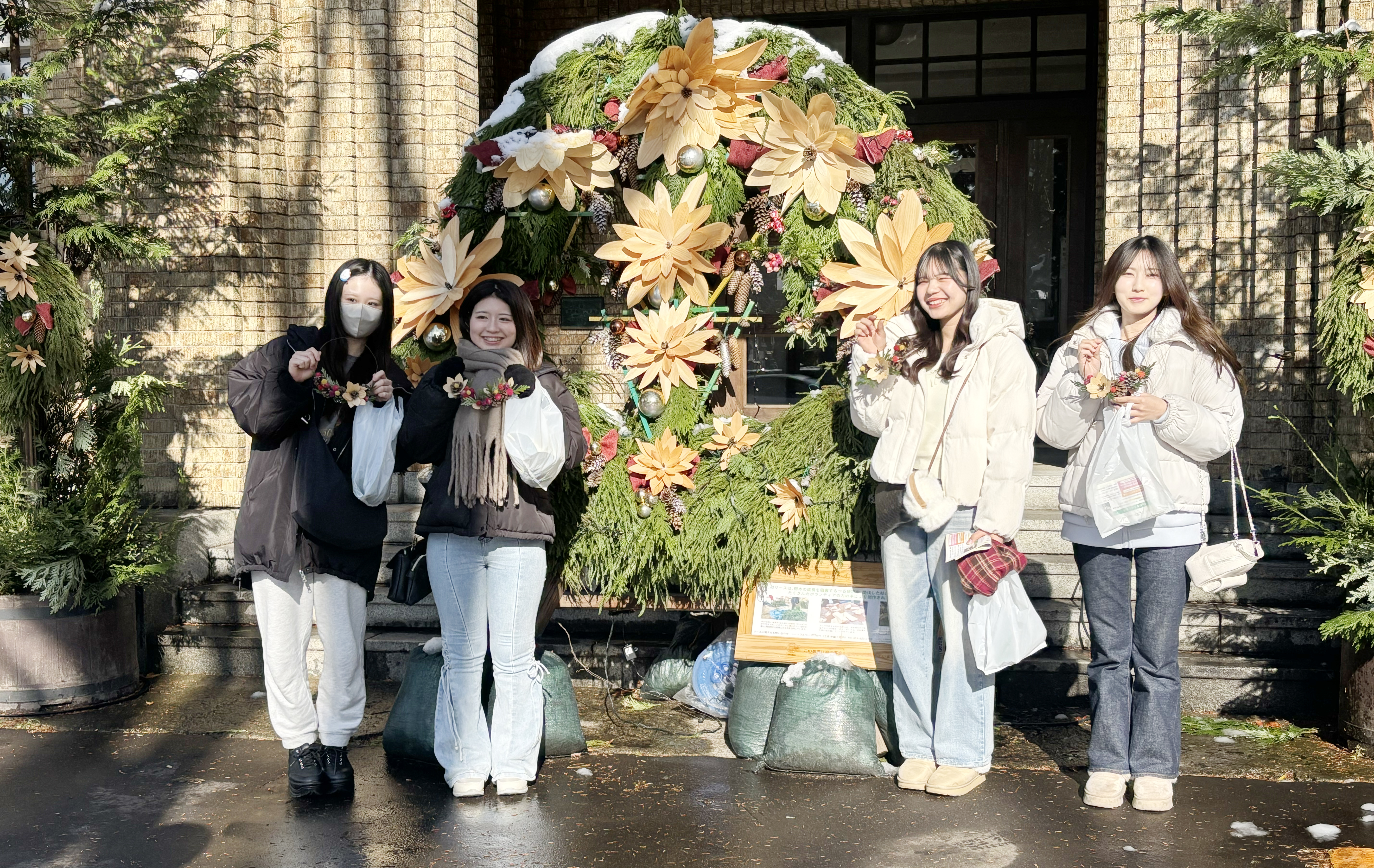 2025年11月30日(土)・12月25日(日)長期FW「コンテンツMD」盛岡班「Waのまちもりおかリース展」準グランプリ受賞