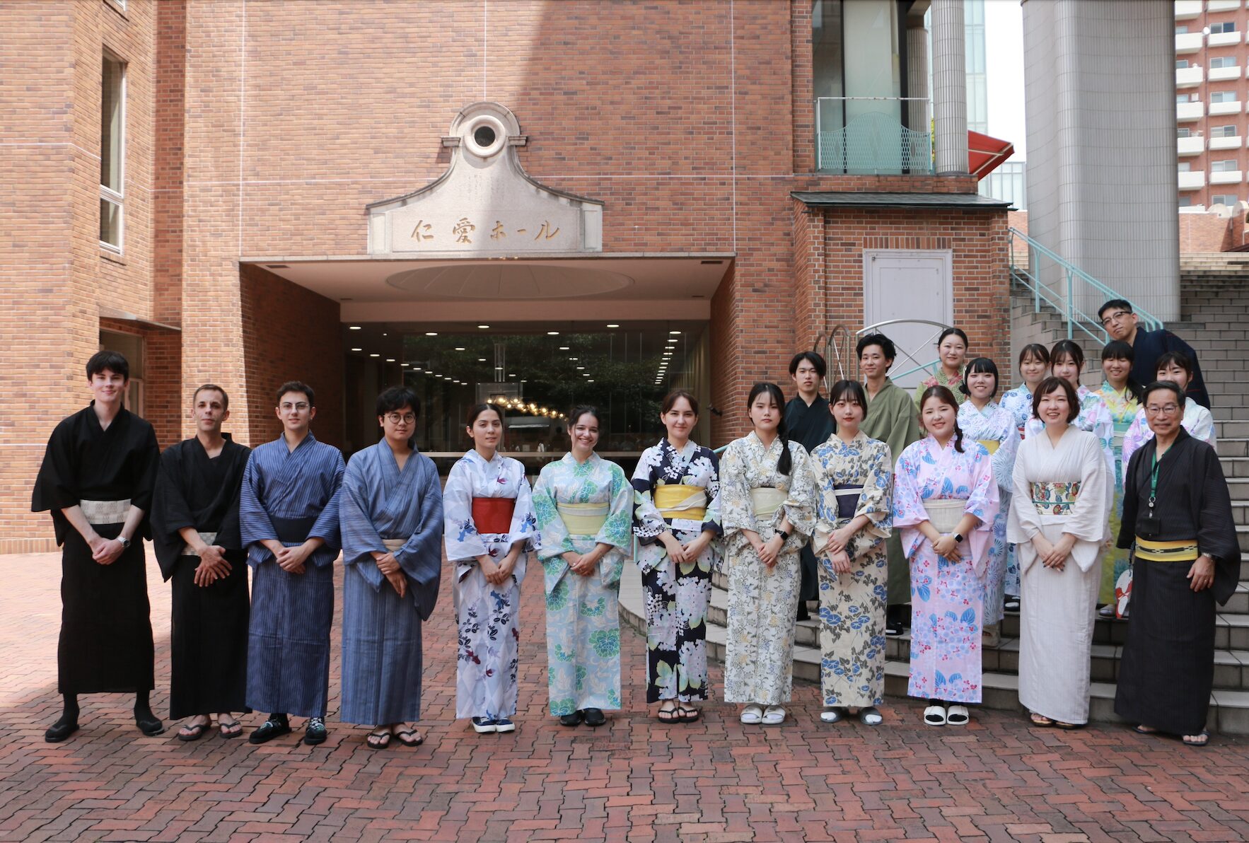 学生企画による国際交流イベント「最高な日本文化を見つけよう」を８月３日に開催しました。・・留学生向け日本文化体験・・