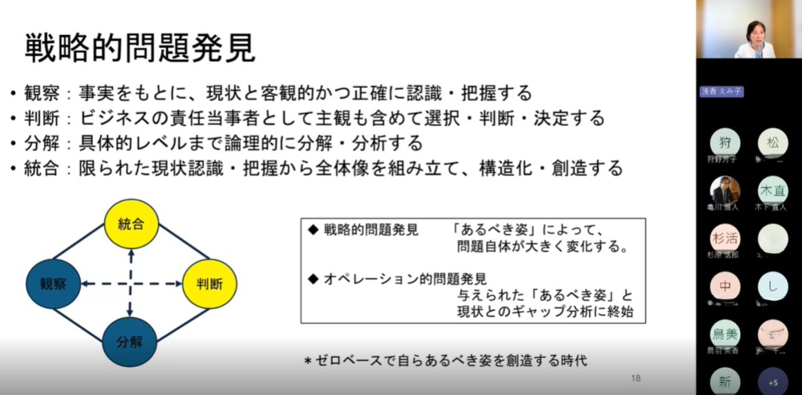 【福祉医療マネジメント研究科】オンライン公開セミナー「メディカル人材開発とマネジメント」（浅香えみ子先生）を開催しました